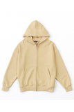 Beige Basic Tee Hoodie